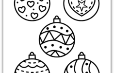 Christmas Ornament Printable — Gathering Beauty intended for Christmas Ornament Printable Template