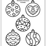 Christmas Ornament Printable — Gathering Beauty Intended For Christmas Ornament Template Free Download