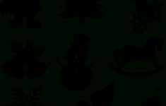 Christmas Ornament Silhouette Vector Shapes: Free Download in Christmas Shapes Template Free Download
