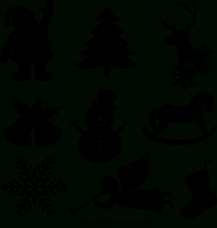 Christmas Shapes Template Free Download Christmas Shapes Template Free Download
