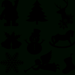 Christmas Ornament Silhouette Vector Shapes: Free Download In Christmas Silhouette Template Free