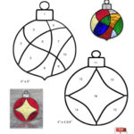 Christmas Ornaments 3 Stained Glass Patterns Pdf   Etsy Uk In Christmas Stained Glass Template