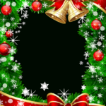 Christmas Ornaments Frame, Seasonal Accents, Holiday Decorations For Christmas Photo Frames Template Free