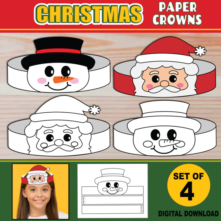 Christmas Party Hat Template Christmas Party Hat Template