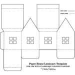 Christmas Paper House Template For Kids Within Christmas Paper House Template