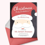 Christmas Party Creative Invitation Template In Word, Publisher In Christmas Party Invitation Template Outlook