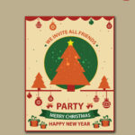 Christmas Party Invitation Template Intended For Christmas Party Invitation Template Photoshop