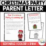 Christmas Party Letter For Parents | Madeteachers With Christmas Letter To Parents Template