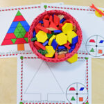 Christmas Pattern Blocks Spin And Build | The Pinay Homeschooler With Christmas Pattern Block Template