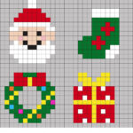 Christmas Perler Beads (75+ Free Patterns!)   Diy Candy For Christmas Perler Bead Template