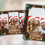 Christmas Photobooth Template For Mirror Booth Set 2024 Happy In Christmas Party Photobooth Template