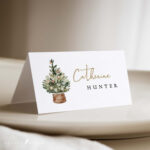 Christmas Place Card Template, Printable Christmas Place Cards Intended For Christmas Name Cards Template For Tables