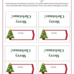 Christmas Place Cards Printables   Diy Templates   Worksheets Library Intended For Christmas Place Card Template Free Download
