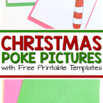 Christmas Poke Pictures With Printable Templates   From Abcs To Acts For Christmas Push Pin Art Template
