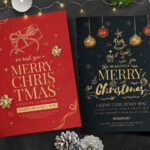 Christmas Poster Template In Psd, Ai & Vector   Brandpacks Pertaining To Christmas Poster Template Psd