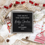Christmas Pregnancy Announcement: Holiday Social Media Reveal Inside Christmas Pregnancy Announcement Template Free