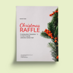 Christmas Raffle Flyer Template In Word, Google Docs, Pages Regarding Christmas Raffle Flyer Template