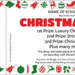 Christmas Raffle Tickets   Christmas Border   Free Delivery Inside Christmas Raffle Tickets Free Template