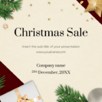 Christmas Sale Free Google Slides Template Powerpoint Theme For Christmas Sale Template Free