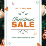 Christmas Sale Poster Design Flyer Template   Venngage With Christmas Sale Sign Template
