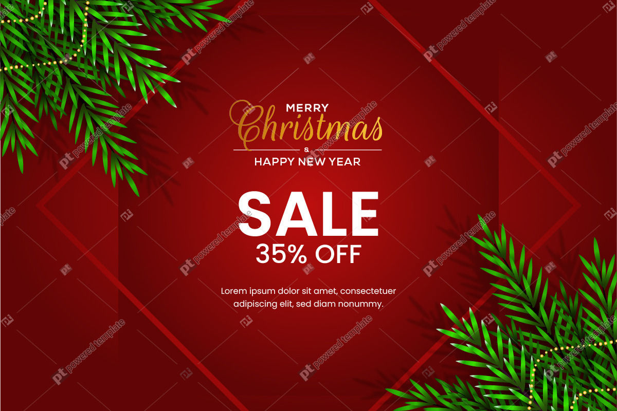 Christmas Sale Red Banner - Background Of Christmas And Christmas regarding Christmas Sale Banner Template