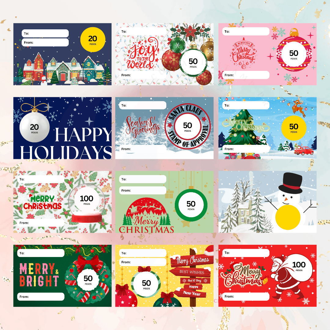 Christmas Scratch Card Templatebespokeweddings - Raket.ph with regard to Christmas Scratch Card Template