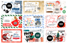 Christmas Scratch Card Templatemescrafts – Raket.ph for Christmas Scratch Card Template