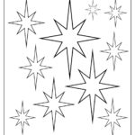 Christmas Star Templates In Christmas Star Printable Template