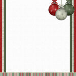 Christmas Stationery Paper Free Printable Holiday Stationery Inside Christmas Stationery Free Template Printable