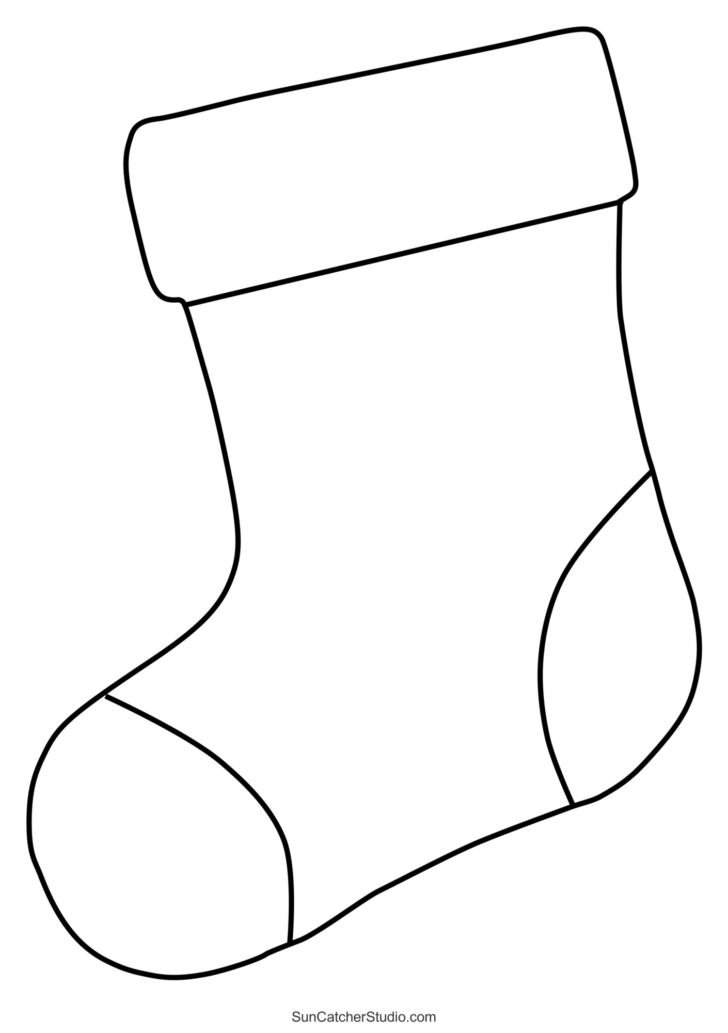 Christmas Stocking Free Template Christmas Stocking Free Template