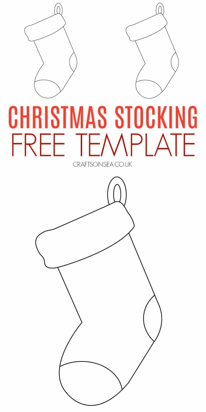 Christmas Stocking Craft Template