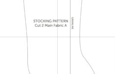 Christmas Stocking Tutorial — The Stitchery with Christmas Stocking Sewing Pattern Template