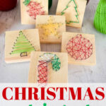 Christmas String Art — Adventures Of A Diy Mom Pertaining To Christmas String Art Template Free