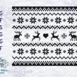 Christmas Sweater Svg, Ugly Christmas Sweater Svg, Sweater Pattern Pertaining To Christmas Sweater Design Template