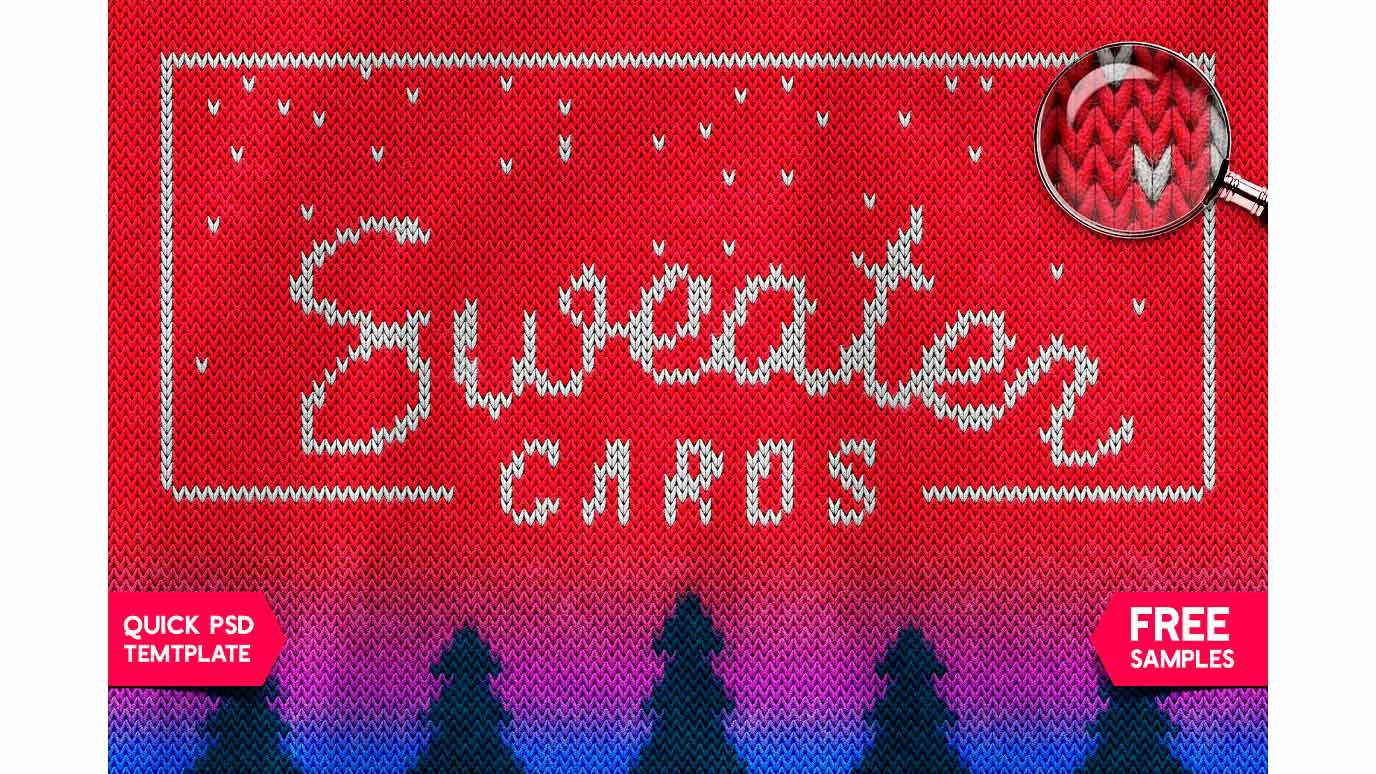 Christmas Sweater Template Adobe Photoshop | Adobe Exchange with Christmas Sweater Photoshop Template