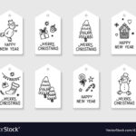 Christmas Tags For Coloring Gift Template – Lizenzfreie Regarding Christmas Tags Template