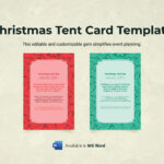 Christmas Tent Card Template In Word   Download | Template Pertaining To Christmas Tent Card Template