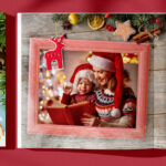 Christmas Theme For Photobook With Christmas Photo Book Template