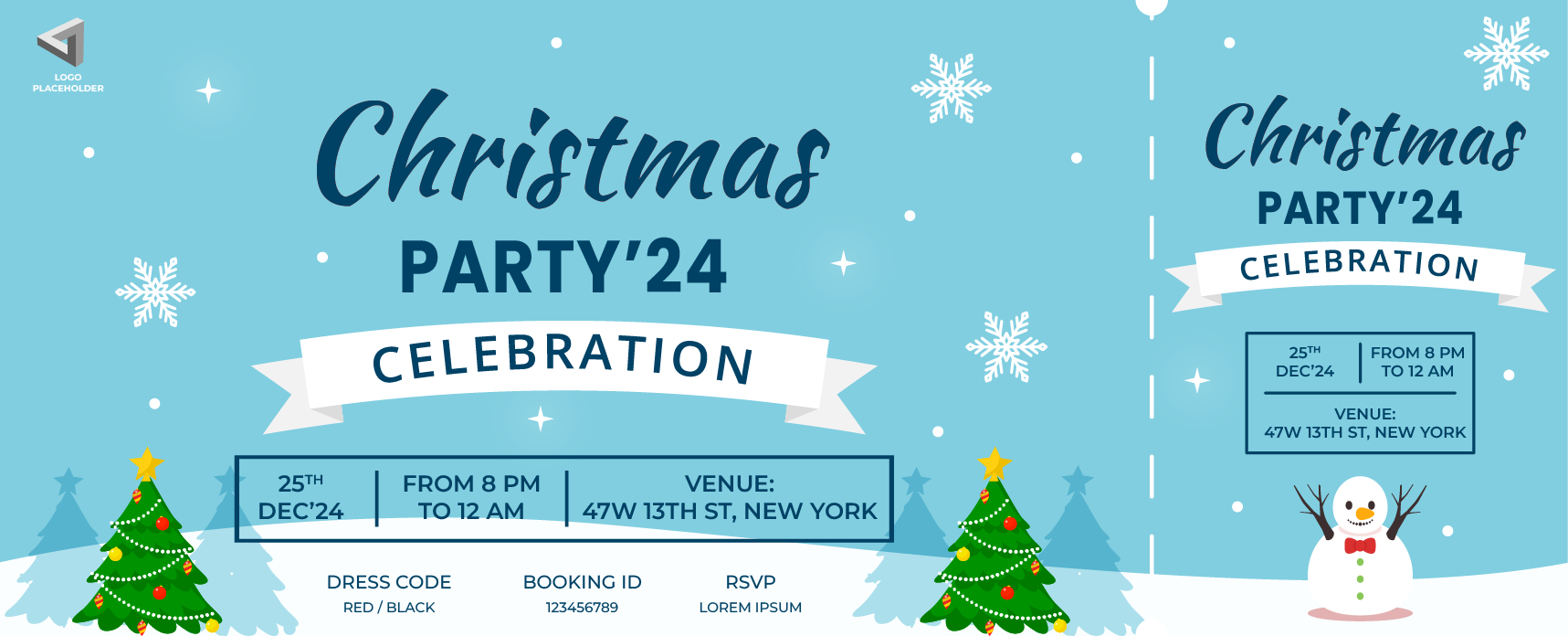 Christmas Ticket Templates: Festive Designs For Holiday Cheer pertaining to Christmas Party Tickets Template