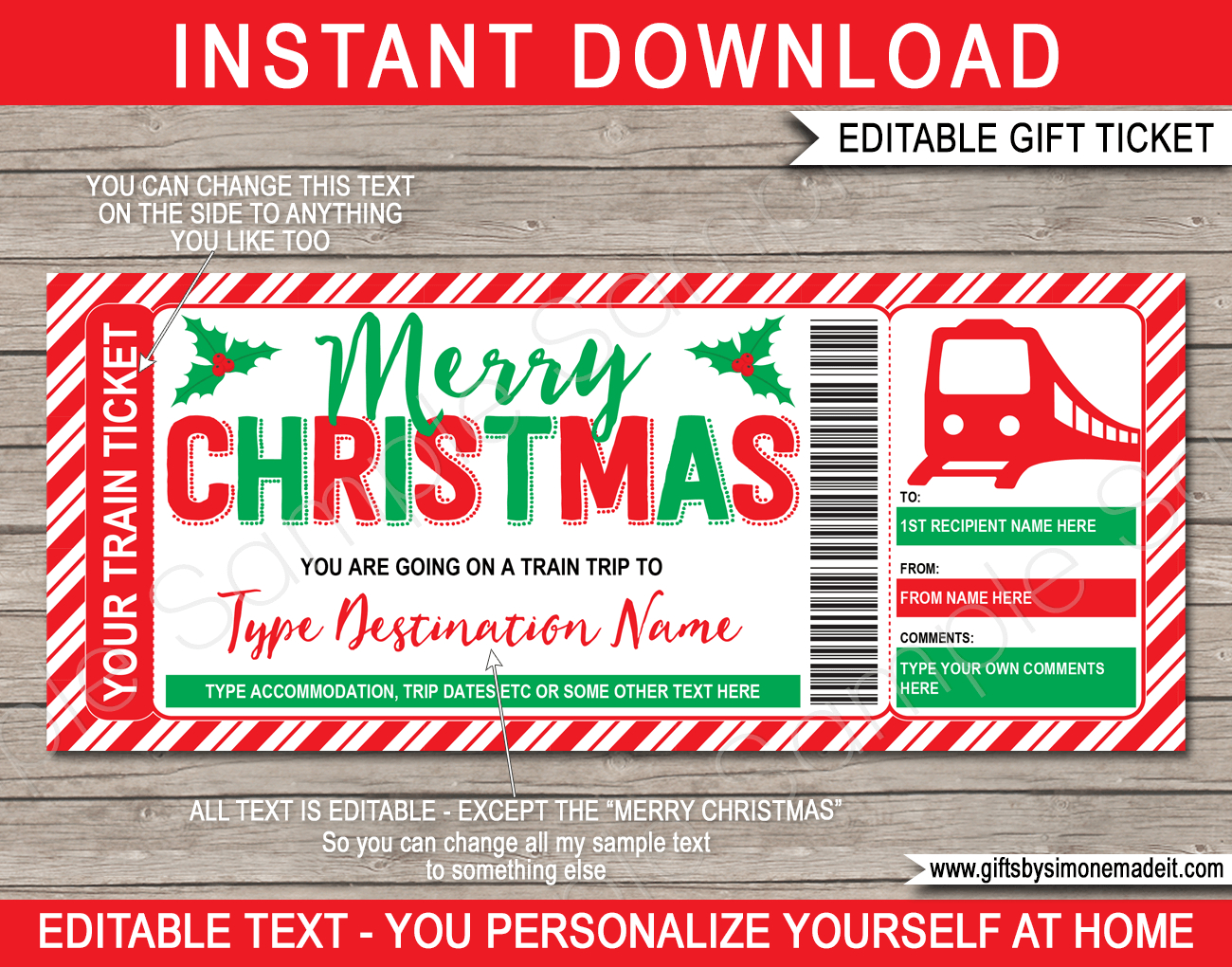 Christmas Train Boarding Pass Template pertaining to Christmas Train Ticket Template