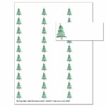 Christmas Tree Address Labels | Holiday Address Label Pack Throughout Christmas Return Address Label Template