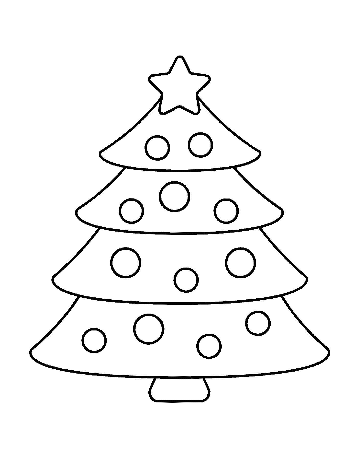 Christmas Tree Coloring Page - Etsy New Zealand pertaining to Christmas Tree Coloring Template