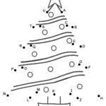 Christmas Tree   Connect The Dotscapital Letters (Christmas) With Regard To Christmas Tree Dot Painting Template