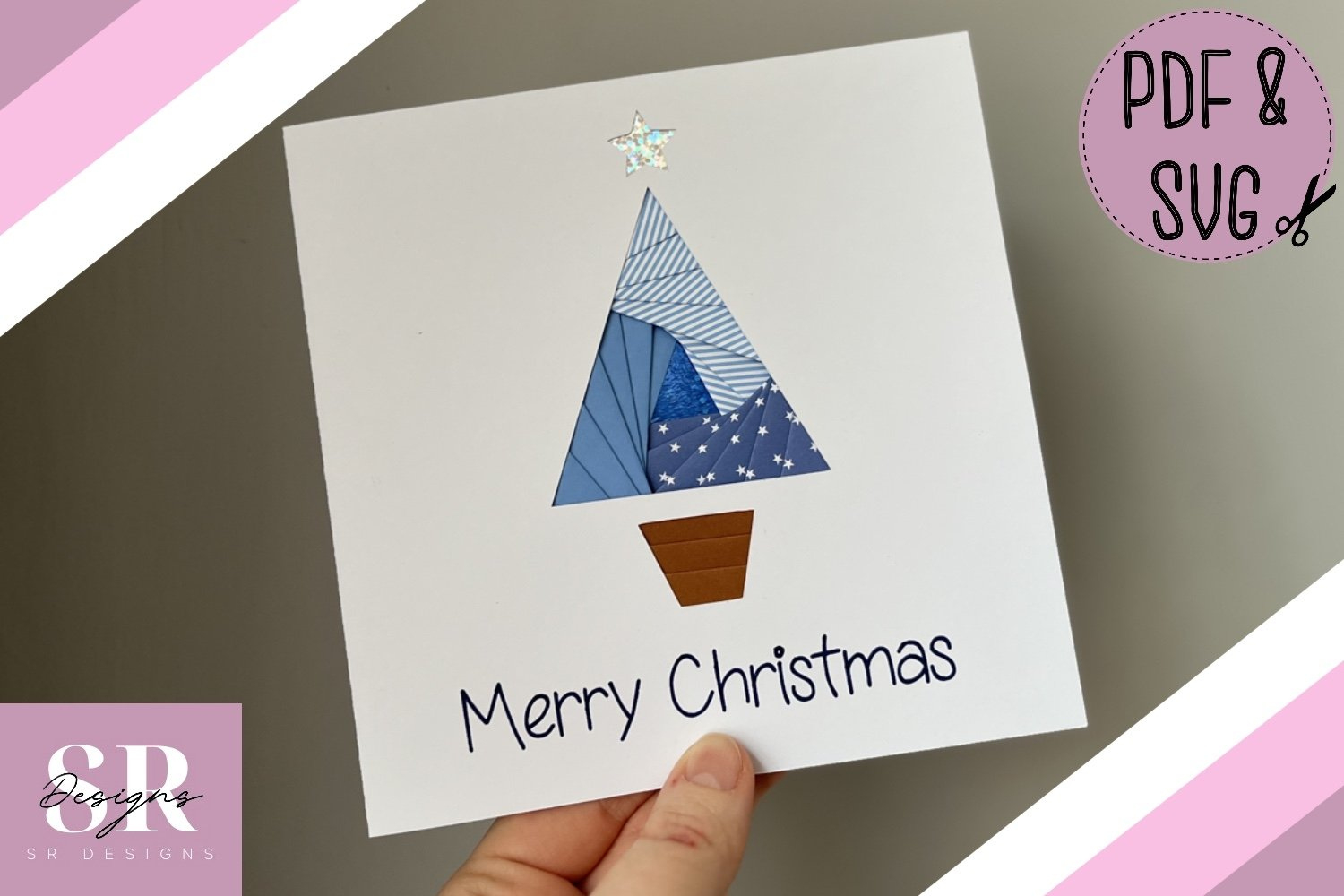 Christmas Tree Iris Folding Pattern| Paper (2927839) for Christmas Iris Folding Template Printable Free