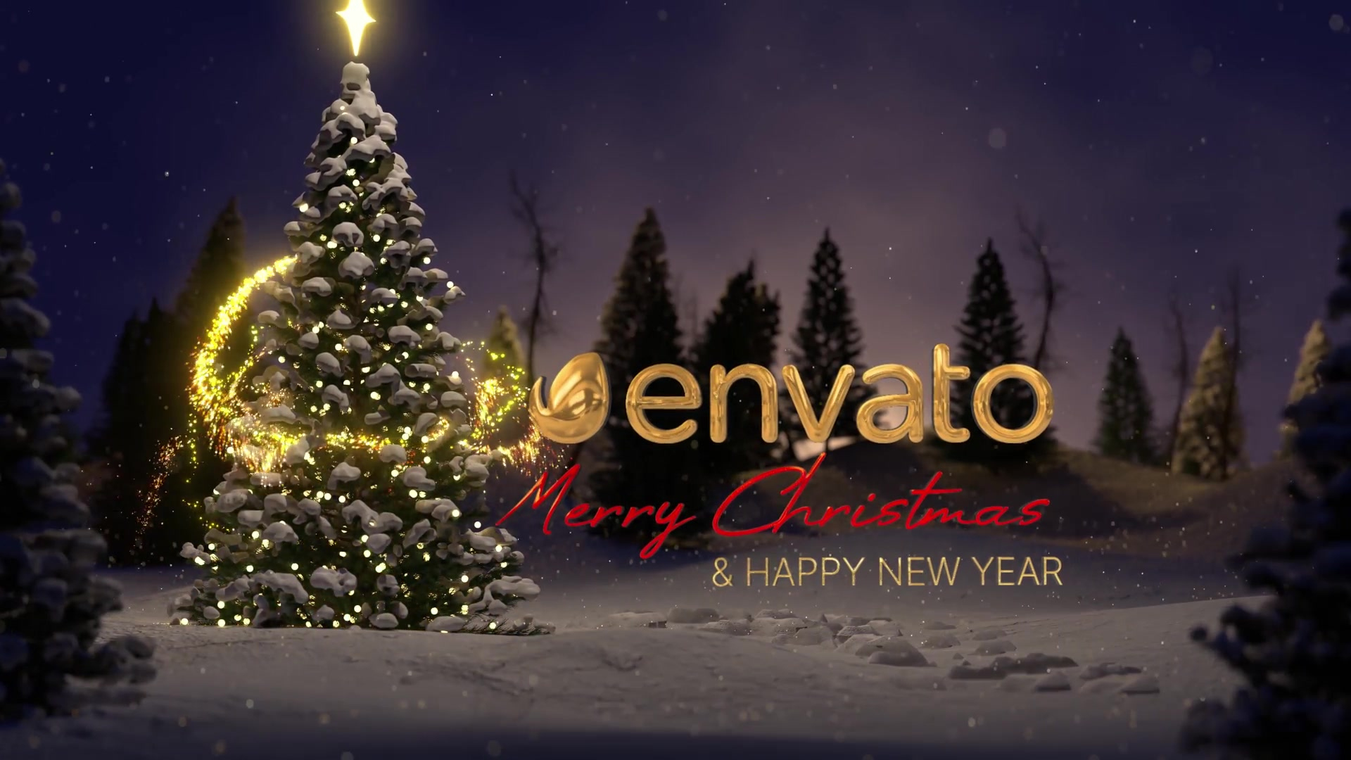 Christmas Tree Logo Reveal Direct Download 35116005 Videohive in Christmas Logo Animation Template