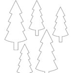 Christmas Tree Outline   Childhood Magic For Christmas Tree Drawing Template