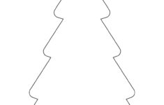 Christmas Tree Outline – Childhood Magic throughout Christmas Tree Design Template