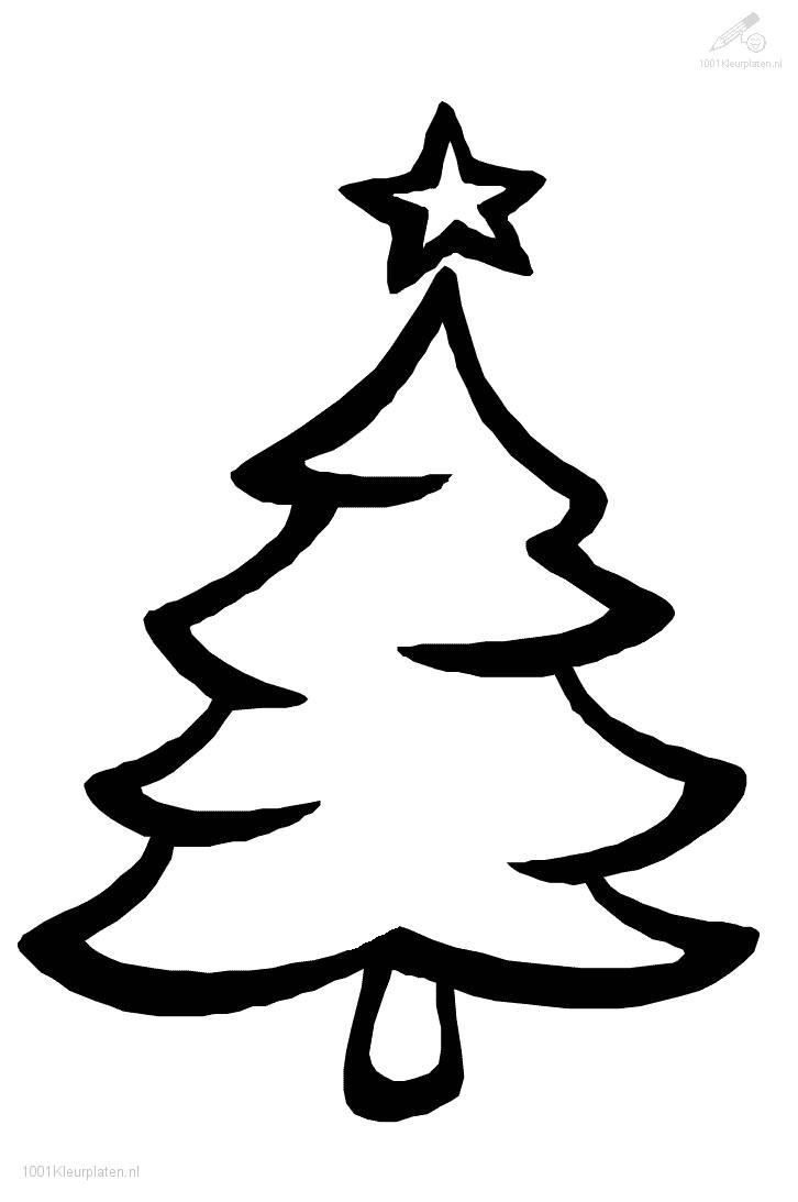 Christmas Tree Outline | Free Download Clip Art | Free Clip Art in Christmas Tree Black and White Template