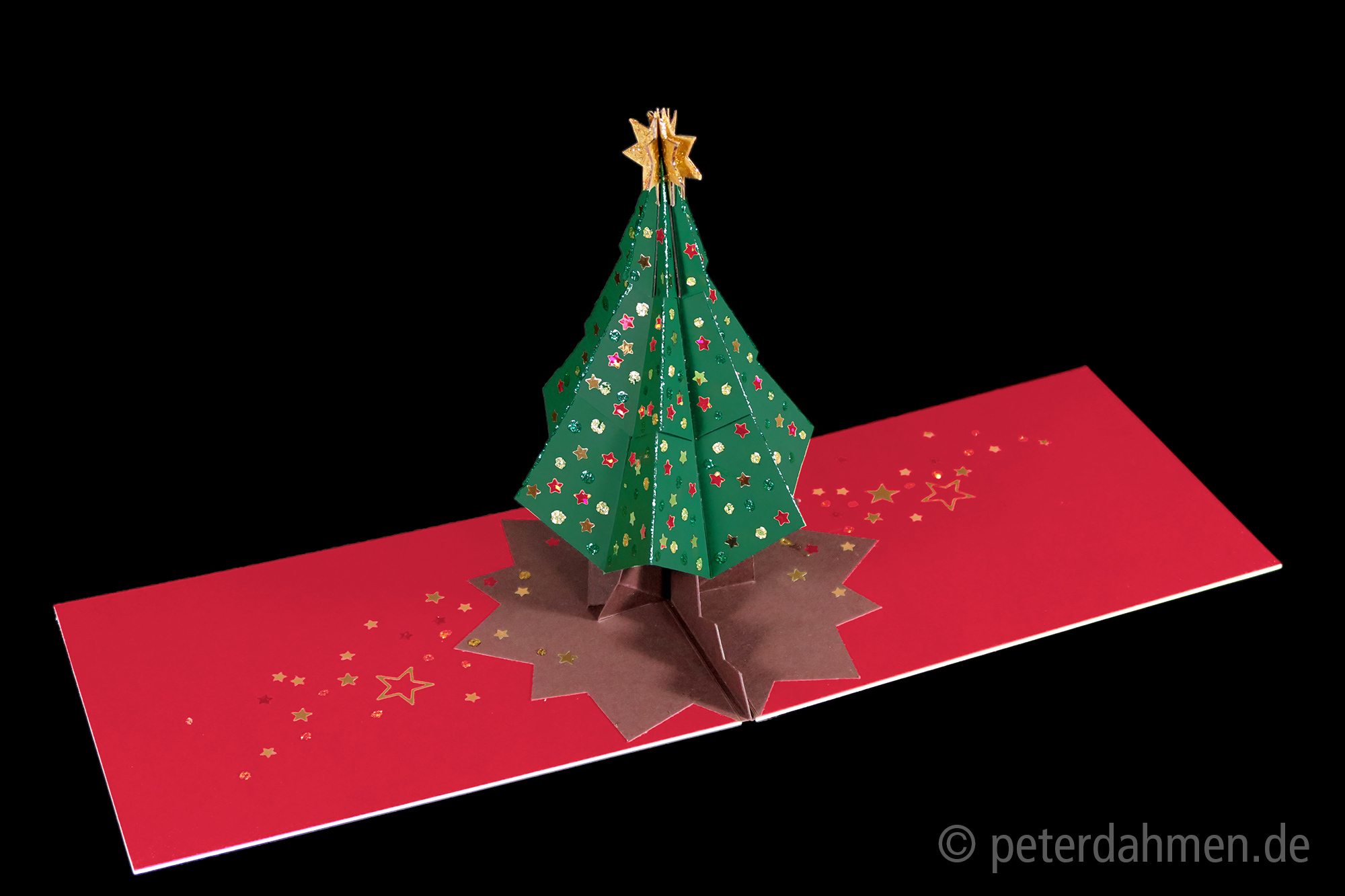 Christmas Tree – Peter Dahmen intended for Christmas Tree Card Template