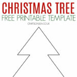 Christmas Tree Template (Free Printable)   Crafts On Sea Regarding Christmas Template Free Printable